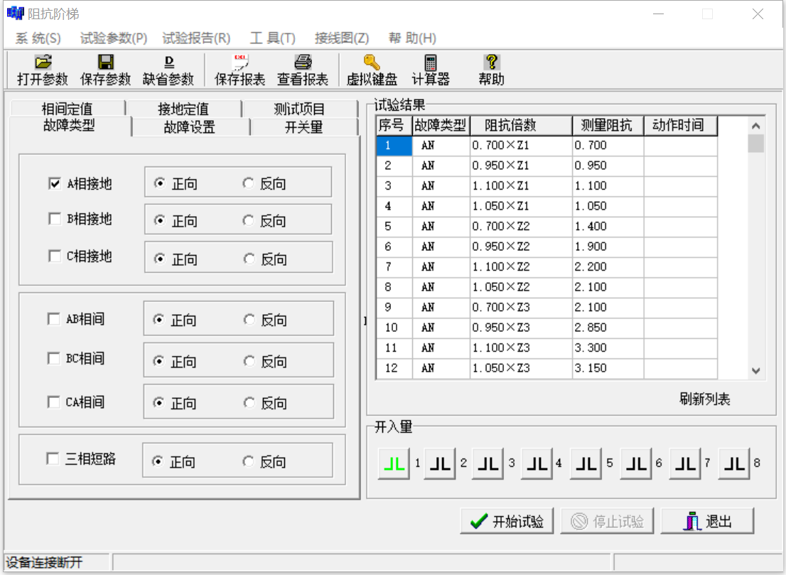 阻抗階梯試驗